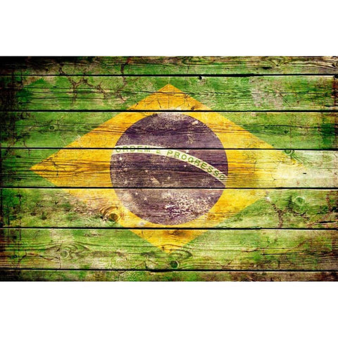 Brazil 2 Black Modern Wood Framed Art Print by Robins, John H.