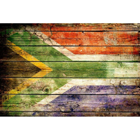 South Africa 2 Black Modern Wood Framed Art Print with Double Matting by Robins, John H.