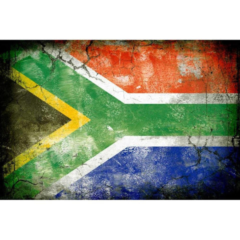 South Africa 1 White Modern Wood Framed Art Print by Robins, John H.