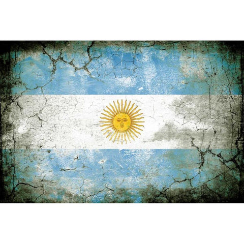 Argentina 1 Gold Ornate Wood Framed Art Print with Double Matting by Robins, John H.