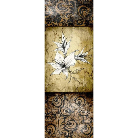 Brown Vintage II A Black Modern Wood Framed Art Print by Willow, Susan P.