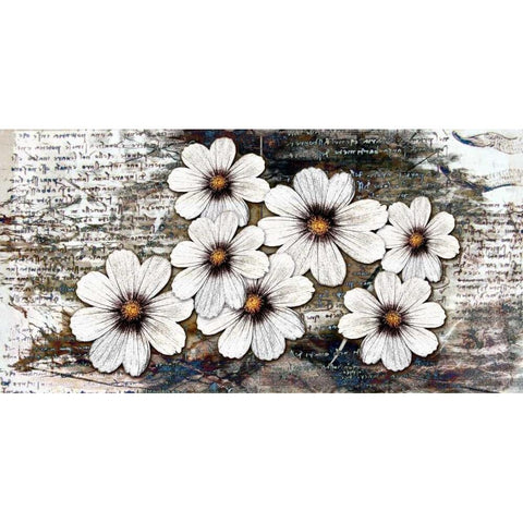 Marguerite White Modern Wood Framed Art Print by Willow, Susan P.