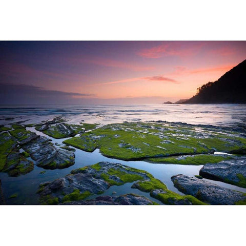 Sweet sunrise Black Modern Wood Framed Art Print with Double Matting by Vera, Urtzi