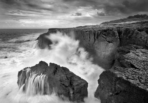 The three Marias White Modern Wood Framed Art Print with Double Matting by Vera, Urtzi