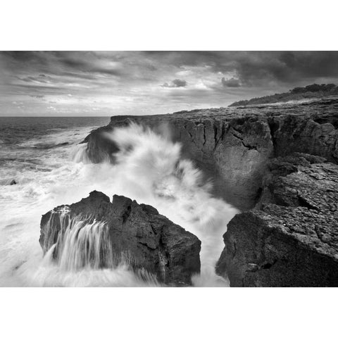 The three Marias Black Modern Wood Framed Art Print by Vera, Urtzi