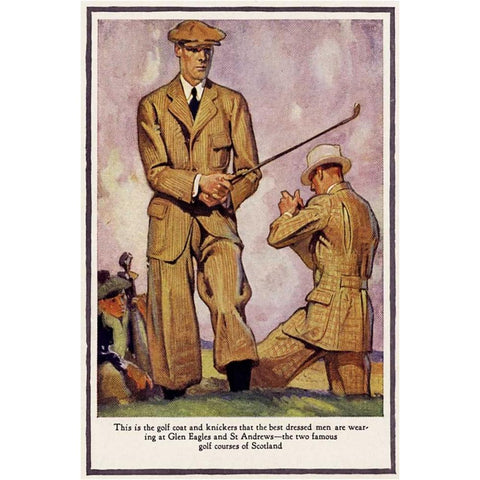 Baskins Fashions II Black Modern Wood Framed Art Print with Double Matting by Unknown