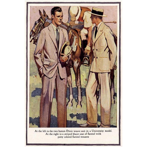 Baskins Fashions IV White Modern Wood Framed Art Print by Unknown