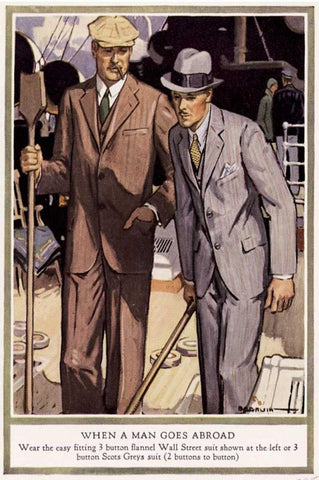 Baskins Fashions VII Black Ornate Wood Framed Art Print with Double Matting by Unknown