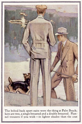 Baskins Fashions IX Black Ornate Wood Framed Art Print with Double Matting by Unknown