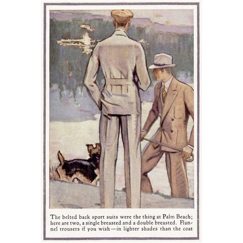 Baskins Fashions IX Black Modern Wood Framed Art Print by Unknown