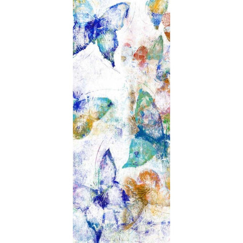 Bright Flight I White Modern Wood Framed Art Print by Studio W