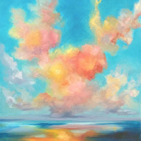 The Sureness of Things Black Modern Wood Framed Art Print with Double Matting by Quin, Marabeth