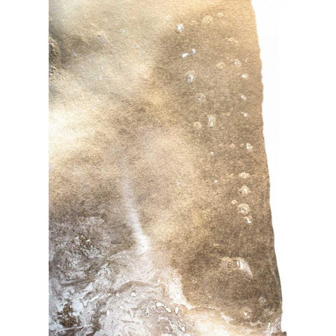 Gold Fusion I Black Modern Wood Framed Art Print by Contacessi, Julia
