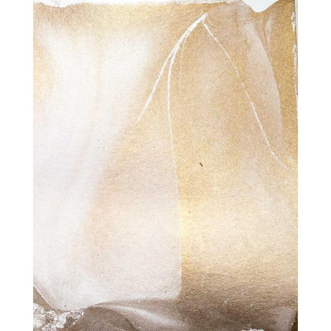 Gold Fusion IV Black Modern Wood Framed Art Print with Double Matting by Contacessi, Julia