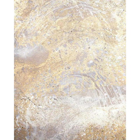 Gold Fusion VII White Modern Wood Framed Art Print by Contacessi, Julia
