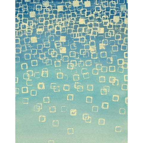 Faded Axioms I Black Modern Wood Framed Art Print by Lam, Vanna