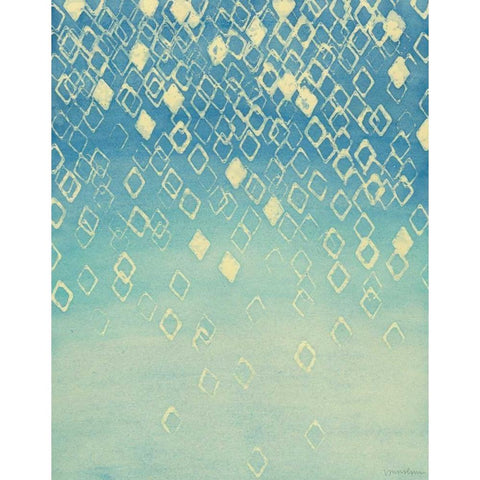 Faded Axioms III Black Modern Wood Framed Art Print with Double Matting by Lam, Vanna