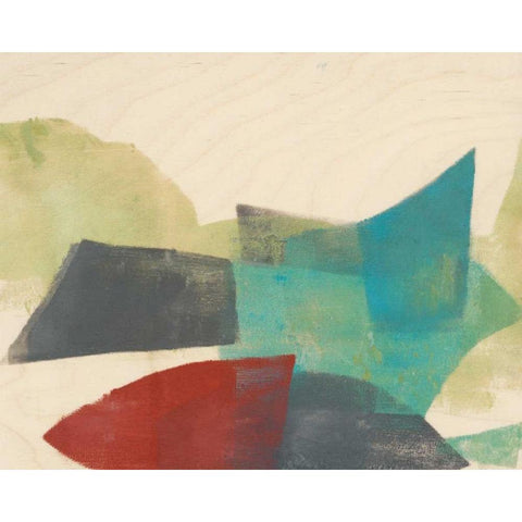 Ship Shape II Black Modern Wood Framed Art Print by Goldberger, Jennifer