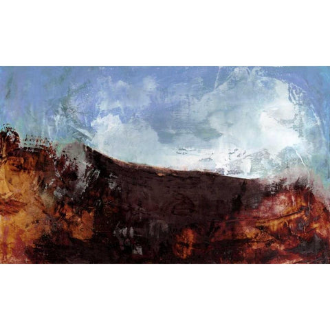Watchman II Black Modern Wood Framed Art Print with Double Matting by Suderman, Karen