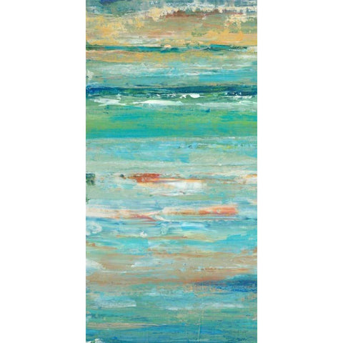 Riptide I White Modern Wood Framed Art Print by OToole, Tim