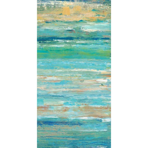 Riptide II Black Modern Wood Framed Art Print by OToole, Tim