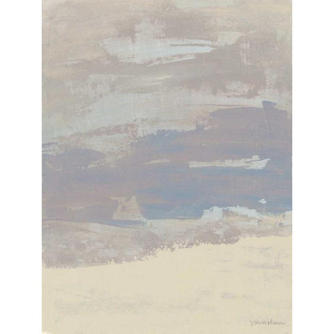 Mute Outpost II White Modern Wood Framed Art Print by Lam, Vanna