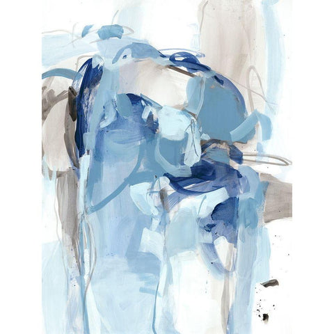 Friday Night II Black Modern Wood Framed Art Print with Double Matting by Long, Christina