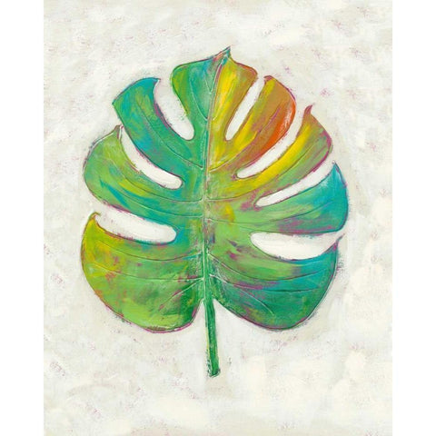 Vacation Palms IV Black Modern Wood Framed Art Print by Zarris, Chariklia