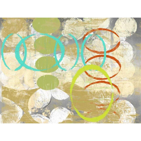 Oculus Orbs II White Modern Wood Framed Art Print by Goldberger, Jennifer