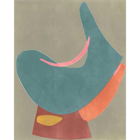 Vessel XII White Modern Wood Framed Art Print by Delamater, Rob