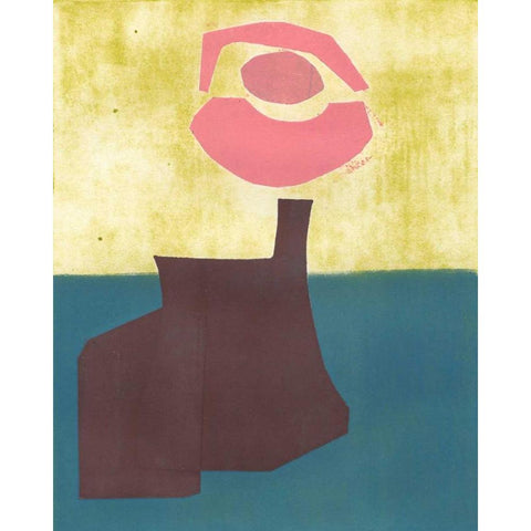 Alicante #2 Black Modern Wood Framed Art Print with Double Matting by Delamater, Rob