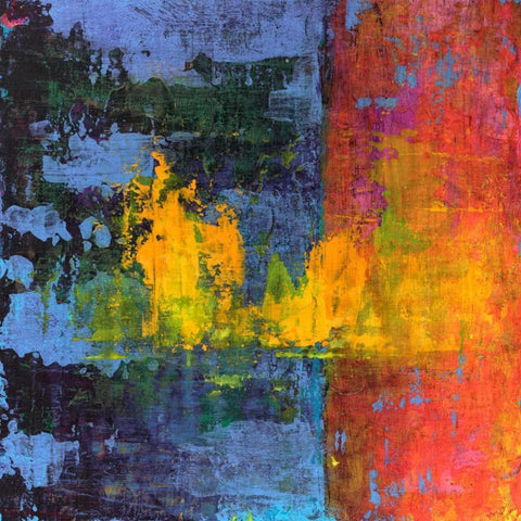 Hifi Abstract VI White Modern Wood Framed Art Print with Double Matting by Ray, Elena