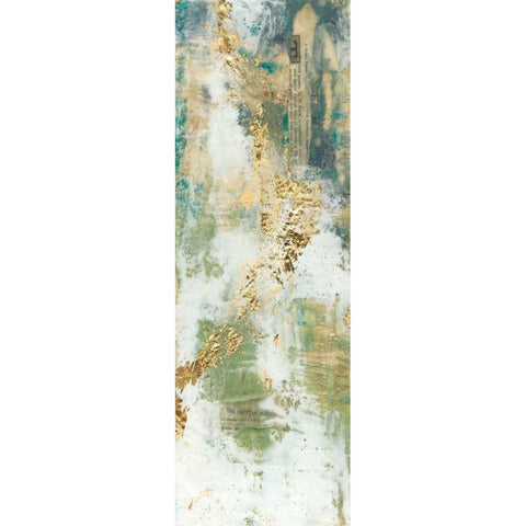 Aural Flow I Black Modern Wood Framed Art Print by Goldberger, Jennifer