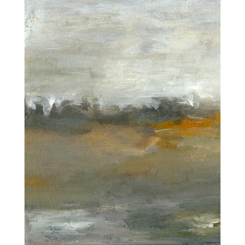Early Mist I White Modern Wood Framed Art Print by Gordon, Sharon