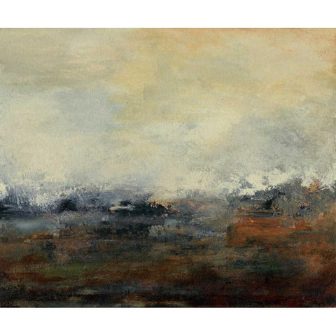 Seasons III White Modern Wood Framed Art Print by Gordon, Sharon