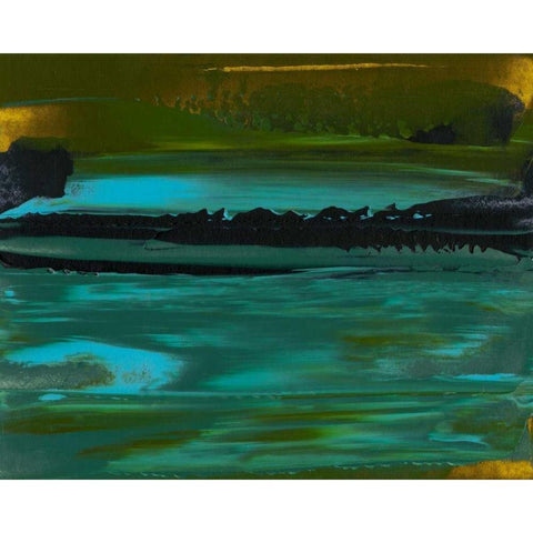 Deconstructed View III Black Modern Wood Framed Art Print with Double Matting by Gordon, Sharon