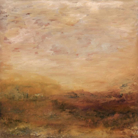 September Morning White Modern Wood Framed Art Print by Gordon, Sharon