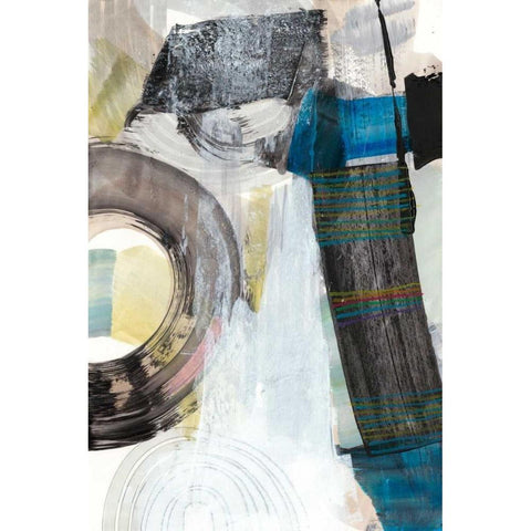 Kabuki II White Modern Wood Framed Art Print by Fuchs, Jodi