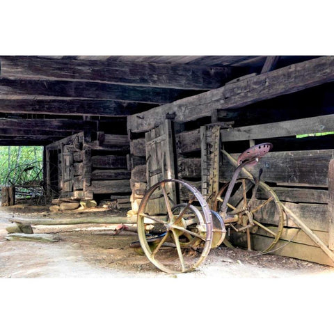 Yesteryear Black Modern Wood Framed Art Print with Double Matting by Head, Danny