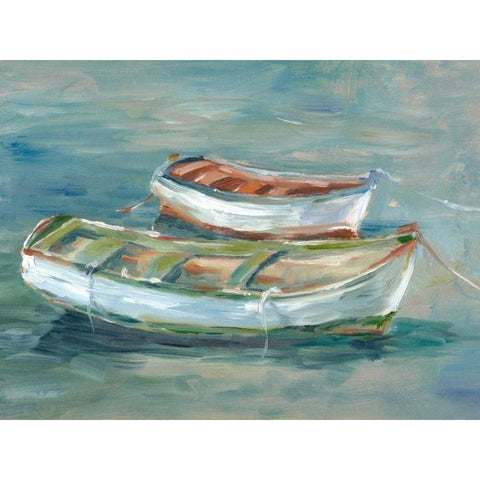 By the Shore II White Modern Wood Framed Art Print by Harper, Ethan