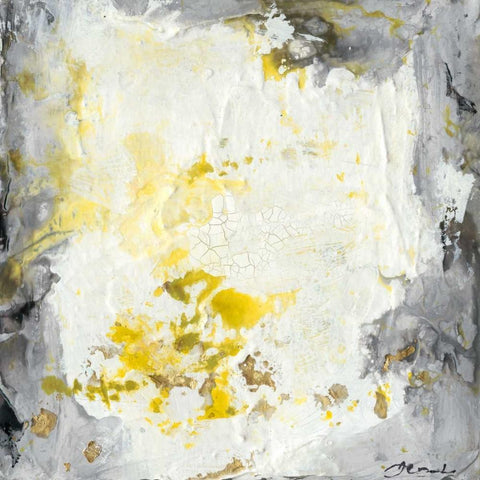 Soft Cliffs I Black Modern Wood Framed Art Print by Combs, Joyce
