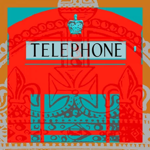 London Calling II Gold Ornate Wood Framed Art Print with Double Matting by Montillio, Louise