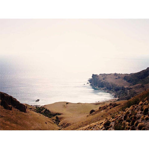 Crete Cove I Gold Ornate Wood Framed Art Print with Double Matting by Coomes, Sylvia