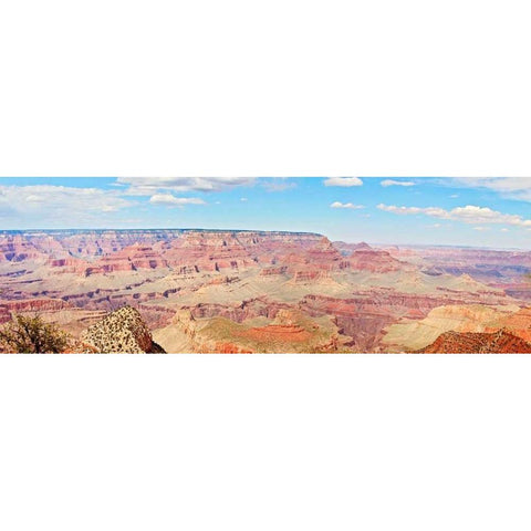 Grand Canyon Panorama I Black Modern Wood Framed Art Print by Coomes, Sylvia