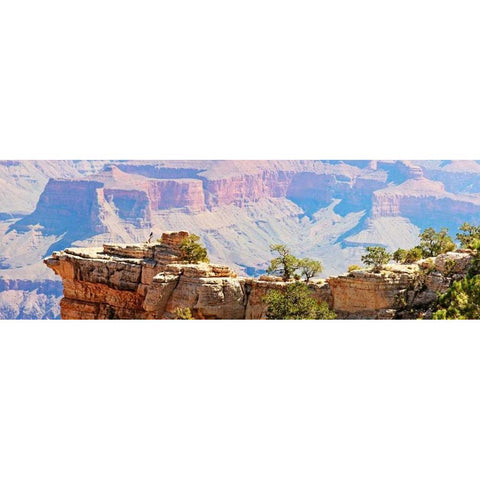 Grand Canyon Panorama III Black Modern Wood Framed Art Print by Coomes, Sylvia