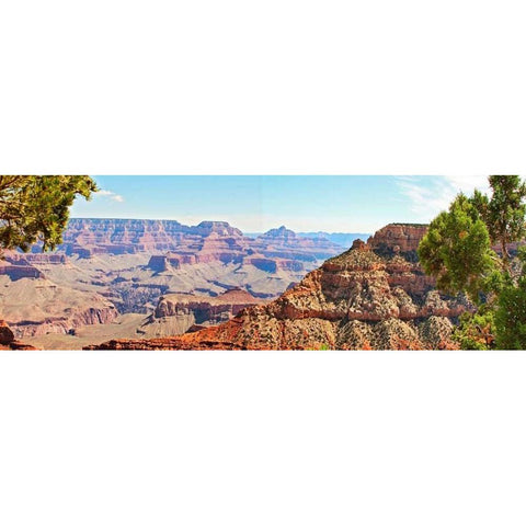 Grand Canyon Panorama IV Black Modern Wood Framed Art Print by Coomes, Sylvia