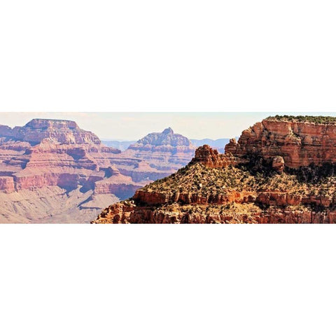 Grand Canyon Panorama V Black Modern Wood Framed Art Print by Coomes, Sylvia