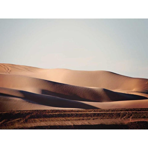 Sand Dunes II Black Modern Wood Framed Art Print with Double Matting by Coomes, Sylvia
