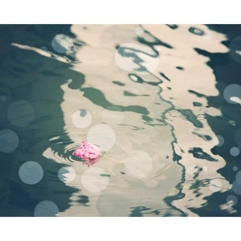 Venice Bokeh XIII Black Modern Wood Framed Art Print by Coomes, Sylvia