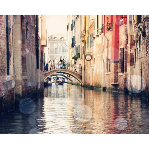 Venice Bokeh XIV Gold Ornate Wood Framed Art Print with Double Matting by Coomes, Sylvia